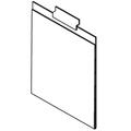 Amko 11 x 8.5 in. Horizontal Slatwall Sign Holder SWP2036